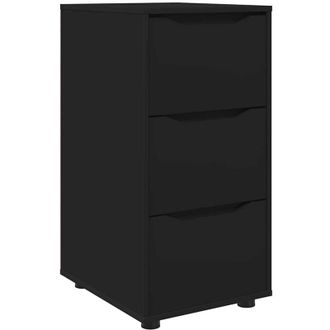 vidaXL Armario De Almacenamiento Negro 40 X 48 X 81 Cm Vidaxl