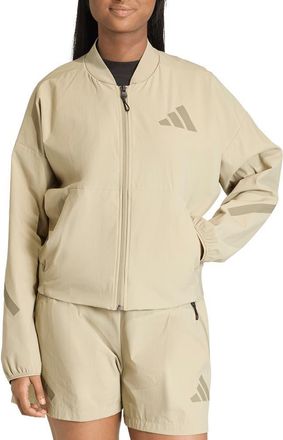 adidas Originals Z.N.E. Ripstop Bomber Jacket in Wonder Cargo// at Nordstrom, Size Xx-Large