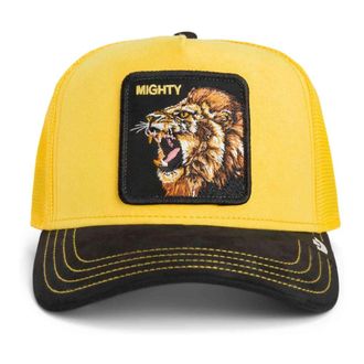 Goorin Brothers Leon Suede Trucker Cap - unisex - Petten - Geel - ONE Size - Su&egrave;de - Accessoires