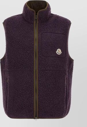 Moncler textured wool padded vest