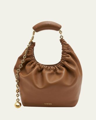 Loewe Squeeze Small Shoulder Bag in Napa Leather