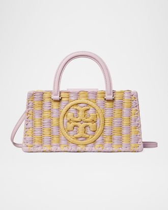 トートバッグ Tory Burch Small 'Ella' Shopping Bag In White Basket Straw Amazon.com: Tory Burch Women's Ella Straw Basket Tote