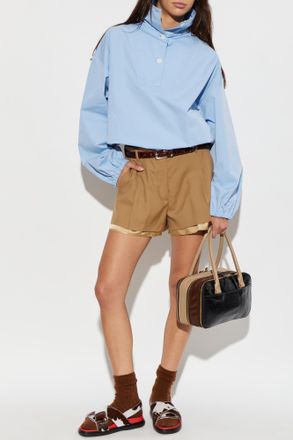 Marni Top With Collar, Womens, Blue