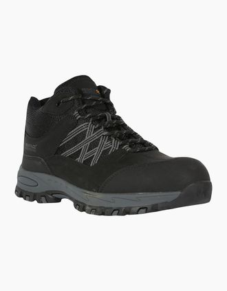 Regatta Mens Regatta Mens Sandstone Safety Boots - Black - Size: 12