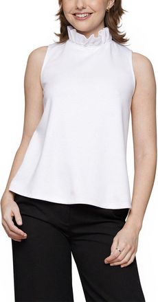 Why Dress Ruffle Neck Bow Back Top