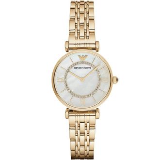 Emporio Armani Womens Horloge AR1907 Gold Stainless Steel - One Size