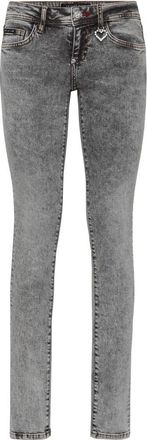 Philipp Plein Dames, Jeans, Grijs, Maat: W30 Katoen