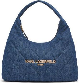 Karl Lagerfeld Voyage Hobo in Washed Denim at Nordstrom