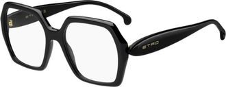 Etro 0088 Eyeglasses - Dames - Brillen - Zwart - 53 MM - Accessoires