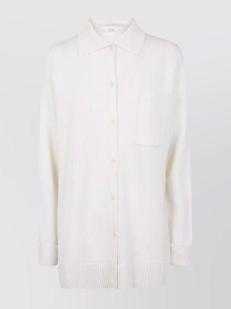 Max Mara cashmere polo cardigan