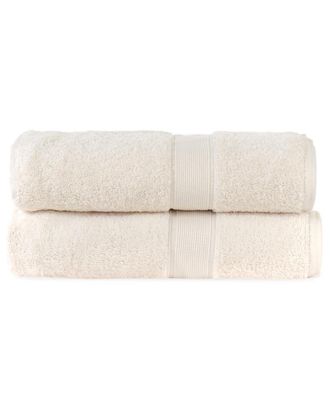 Superior Oregon Organic Cotton Medium Weight Solid Bath Sheet, Set Of 2