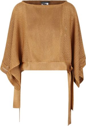 Alberta Ferretti Top in maglia - Marrone
