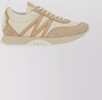 Moncler leather low-top sneakers