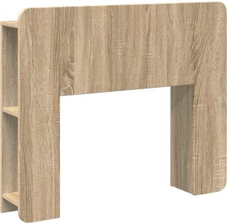 vidaXL Cabecero Con Armario Roble Sonoma Madera De Ingenier&iacute;a Vidaxl