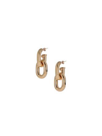 Paco Rabanne Gold Brass XL Link Earrings