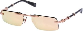 Balmain Bps 187 C Zonnebril - unisex - Zonnebrillen - Bruin - 58 MM - Accessoires