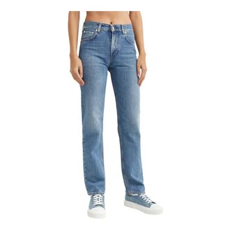 Haikure Cleo Relaxed Fit Jeans - Dames - Slim Fit Jeans - Blauw - W27 - Katoen - Jeans