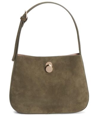 Fabiana Filippi medium Eclissi shoulder bag - women - Suede/Polyester/Polyurethane - OS - Green