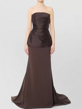 Solace London draped maxi gown