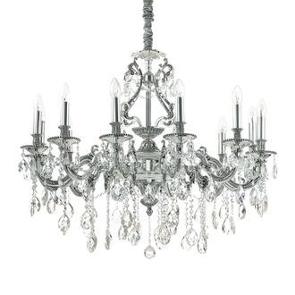 Netlighting Gioconda 12 Light Pendant Light Silver