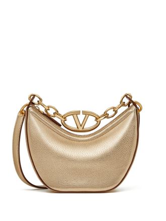Valentino Garavani VLogo Moon kleine schoudertas - Goud