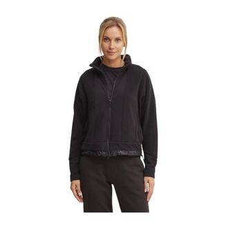 Sportalm Chaqueta con parche de logo y ribete met&aacute;lico - Sweatshirts & Hoodies - Mujer - Negro - M