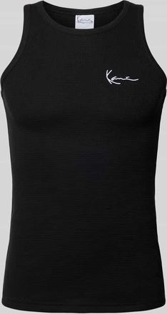 Karl Kani Tanktop mit Label-Stitching in Black, Größe S