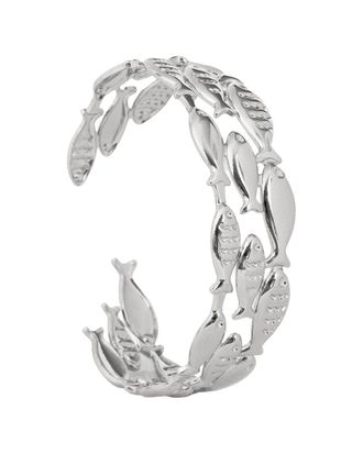 Saachi Saachi Fish Metal Cuff Bracelet