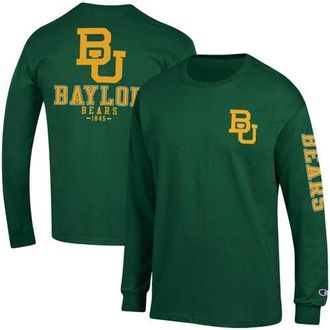 Champion Mens Champion Green Baylor Bears Team Stack Long Sleeve T-Shirt at Nordstrom, Size Xx-Large