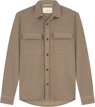 Dstrezzed Overshirt - Heren - Casual Overhemden - Beige - S - Overhemden