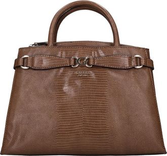 Guess Tassen, Dames, Bruin, ONE Size, Leer, Arlena Handtas