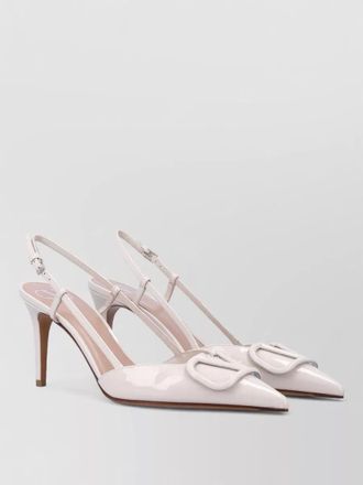 Valentino Garavani slingback pumps v logo pointed toe