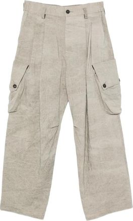 Ziggy Chen Cargo-pockets Drop-crotch Trousers
