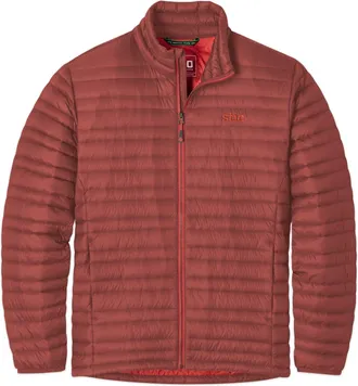 Stio | Mens Pinion Down Sweater Jacket, Size Extra Extra Extra Large in Fired Brick