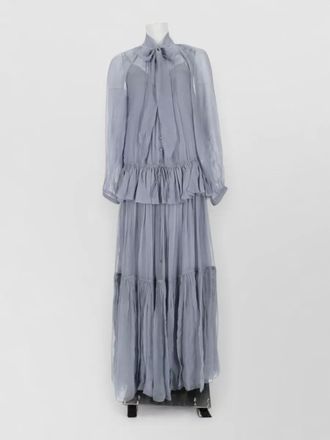 Chlo&eacute; silk maxi dress