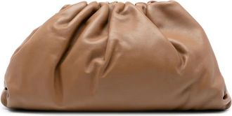 Bottega Veneta 2012-2025 Lambskin The Pouch clutch bag - Marrone