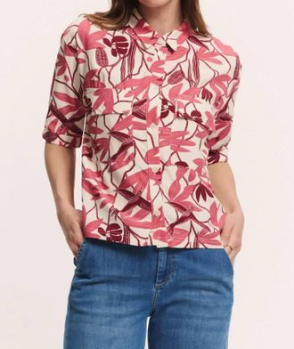 Tranquillo Ani Viscose Blouse In Pink
