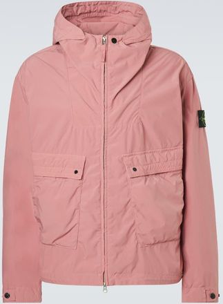 Stone Island Compass hooded canvas jacket