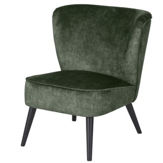 Maisons du monde Sill&oacute;n vintage de terciopelo reciclado verde