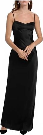 Amanda Uprichard Janeiro Maxi Dress In Black