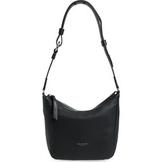Rag & Bone Prospect Square Leather Crossbody Bag in Black Leather at Nordstrom Rack