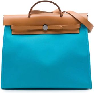 Herm&egrave;s Pre-owned Hermes Toile Verso Herbag Zip 39 Ladies Z0KDEGRJ9VN8FVTC