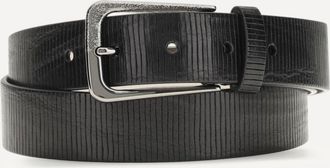 Brunello Cucinelli Carved leather Belt with Shimmering Buckle Female S