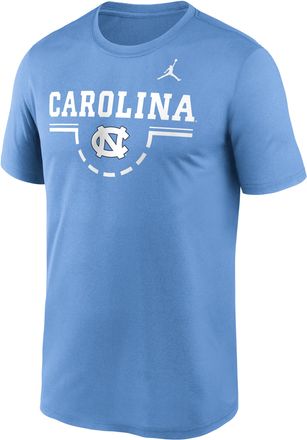 Nike Jordan Mens North Carolina Courtside Jordan Brand Dri-FIT College T-Shirt in Blue | 0JTI4EYNCN-5DA