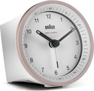 Braun Bc07 Reloj Despertador Anal&oacute;gico Rosa, Blanco - Braun