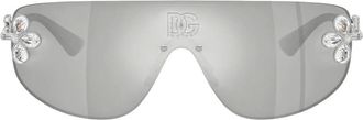 Dolce & Gabbana Accessoires, unisex, Grijs, ONE Size, Dg 2333B Zonnebril