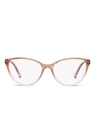 A|X Armani Exchange Occhiali cat-eye con decorazione - Rosa