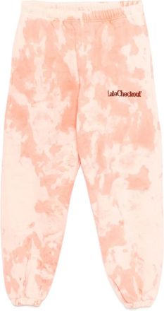 Stain Shade Pantaloni con fantasia tie dye - Arancione
