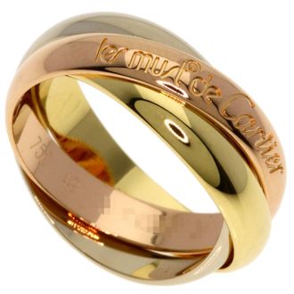 Cartier Trinity Yellow Gold (18K) Pink Gold (18K) White Gold (18K) Band Ring (Pre-Owned)