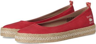 Blowfish Benita Ballerina/Skimmer Shoes Womens Flat Shoes Red Suede : 6.5 M, Polyester
